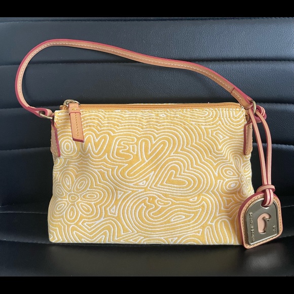 Dooney and Bourke Mustard Yellow Small purse - Picture 2 of 11